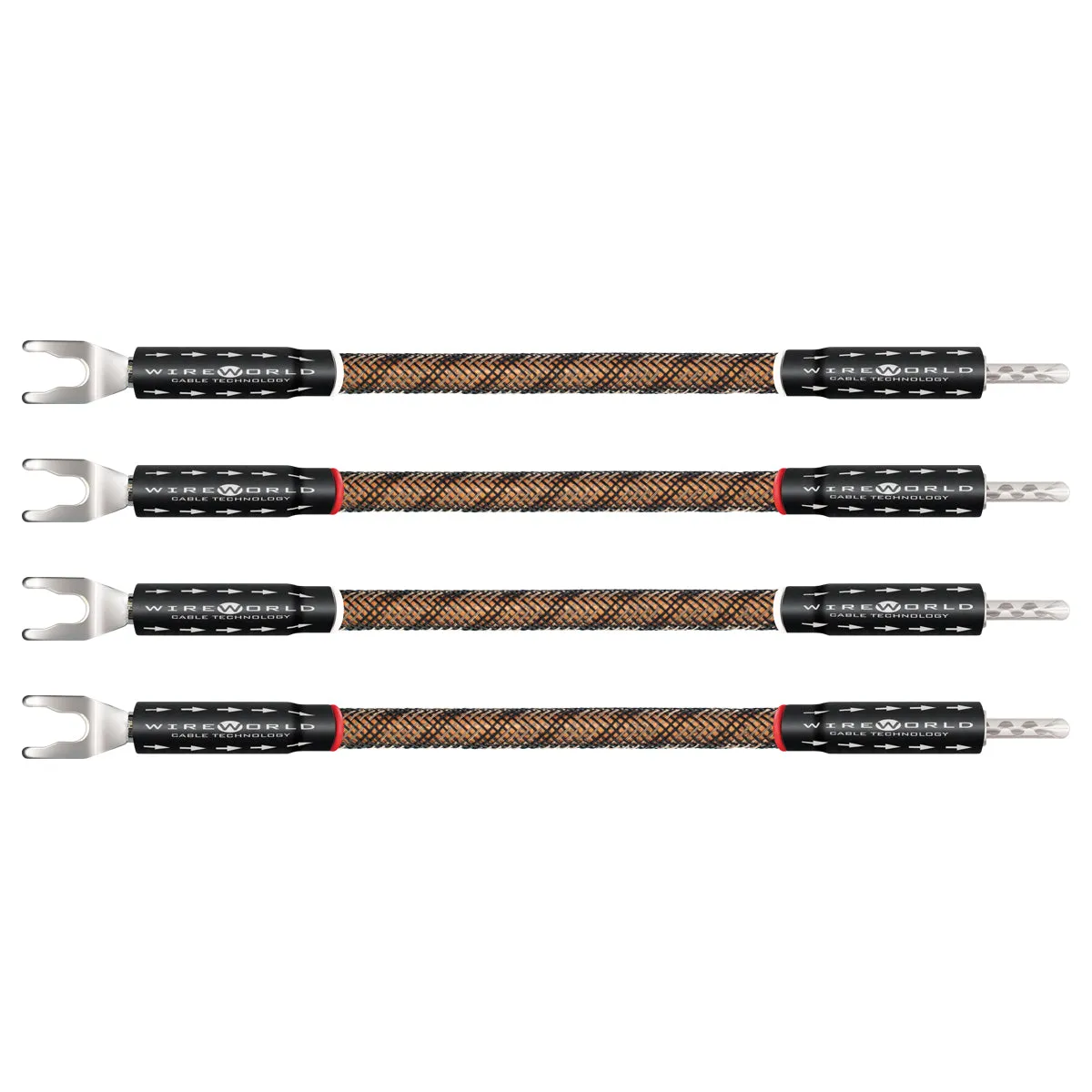 WireWorld Eclipse 10 Bi-Wire Jumper Banane-Banane 4er