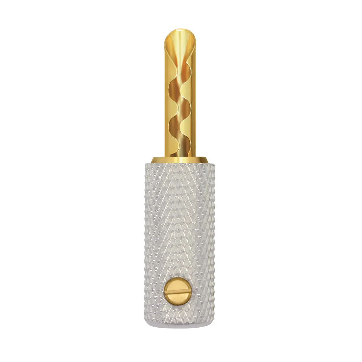 WireWorld Uni-Term Bananenstecker Gold einzeln lötfrei