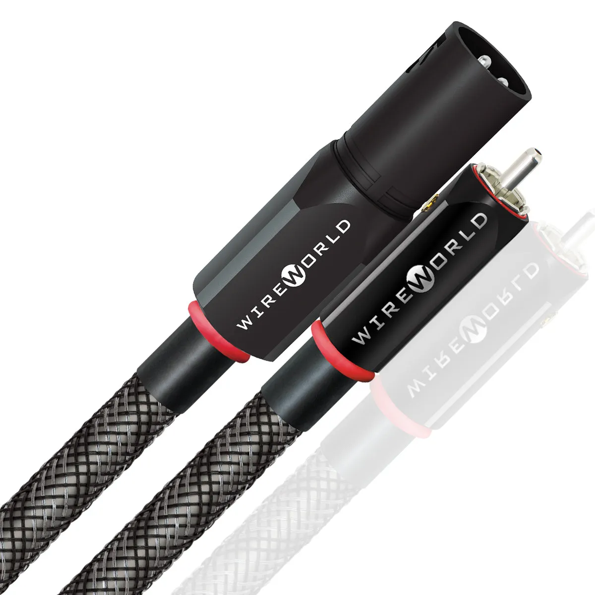 WireWorld Silver Eclipse 10 Cinch-Kabel 1,0 m RCA Paar Silber