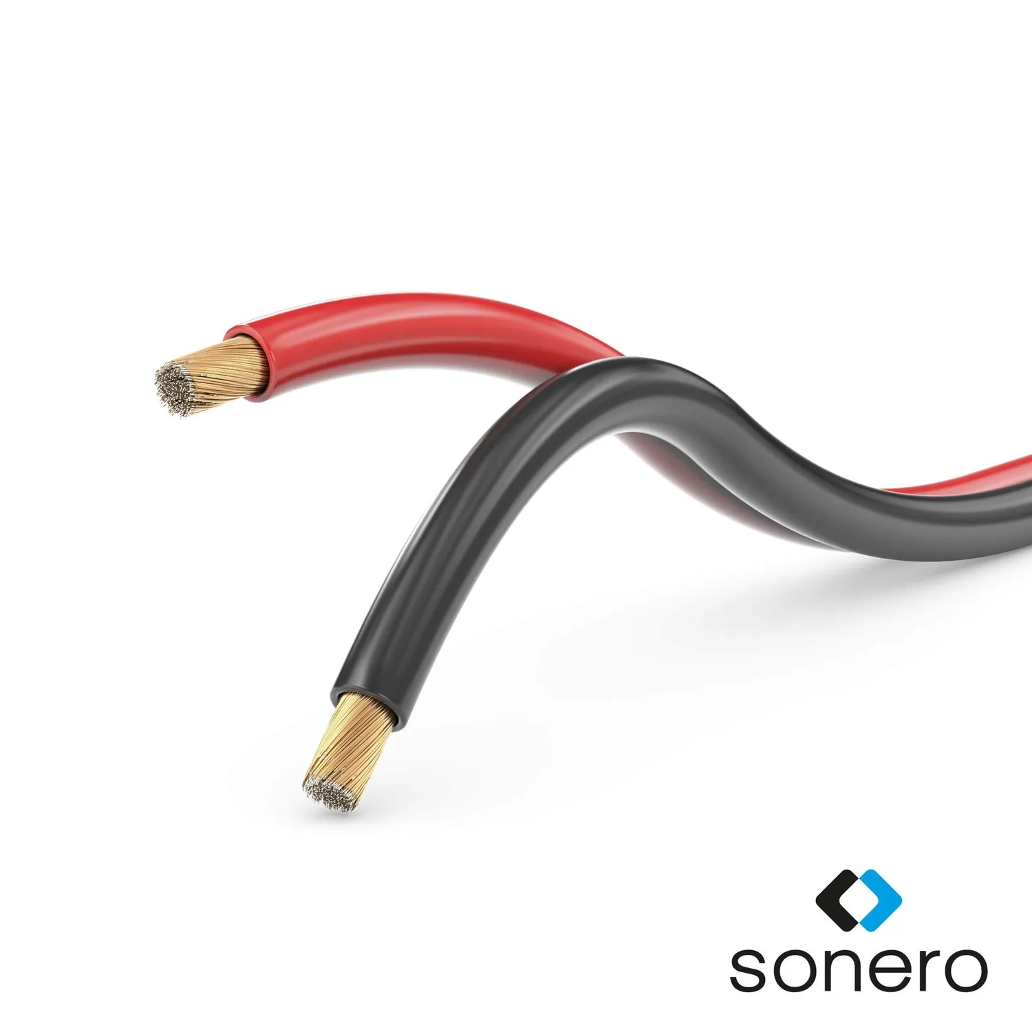 Sonero S-SC2400RB-50 Lautsprecherkabel 50m 2x4mm² CCA