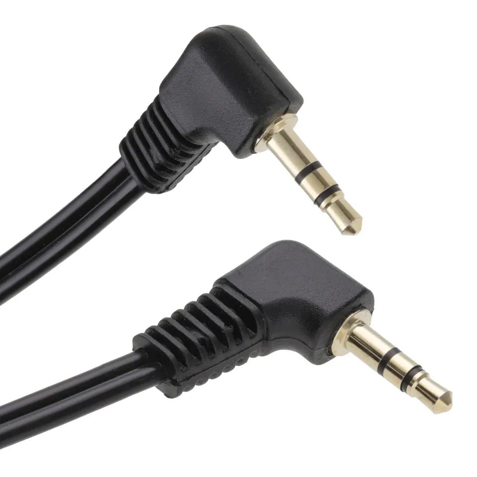 Kenable 3,5mm Klinkenkabel gewinkelt 1m Stereo