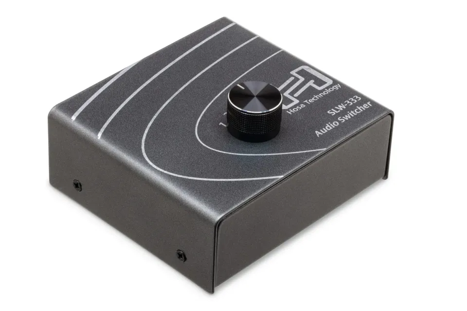 Hosa SLW-333 Audio-Switcher 3-fach Lautsprecher