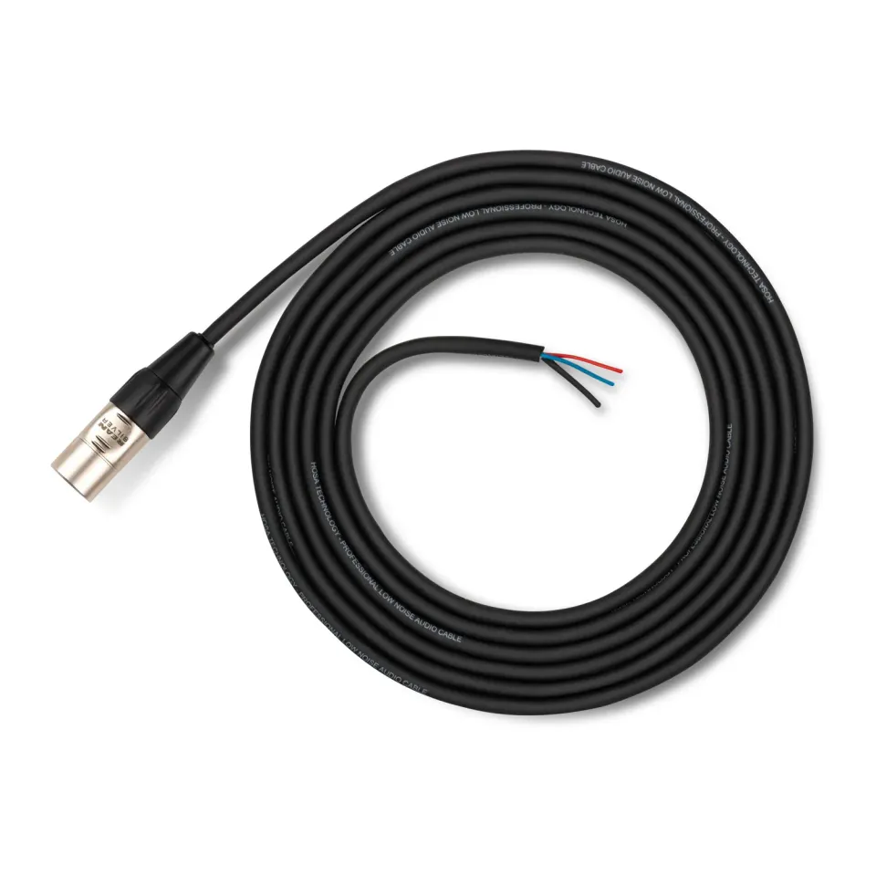 Hosa HX-010-BULK Audiokabel 3 m XLR auf offenes Ende
