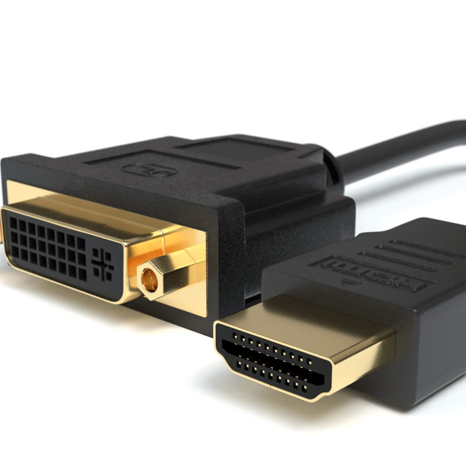 JAMEGA HDMI auf DVI Adapter Stecker-Buchse 0,1m 1080p