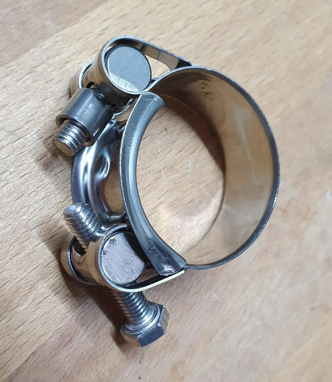 Poppstar Gelenkbolzenschelle Edelstahl 40-43mm 2 Stück