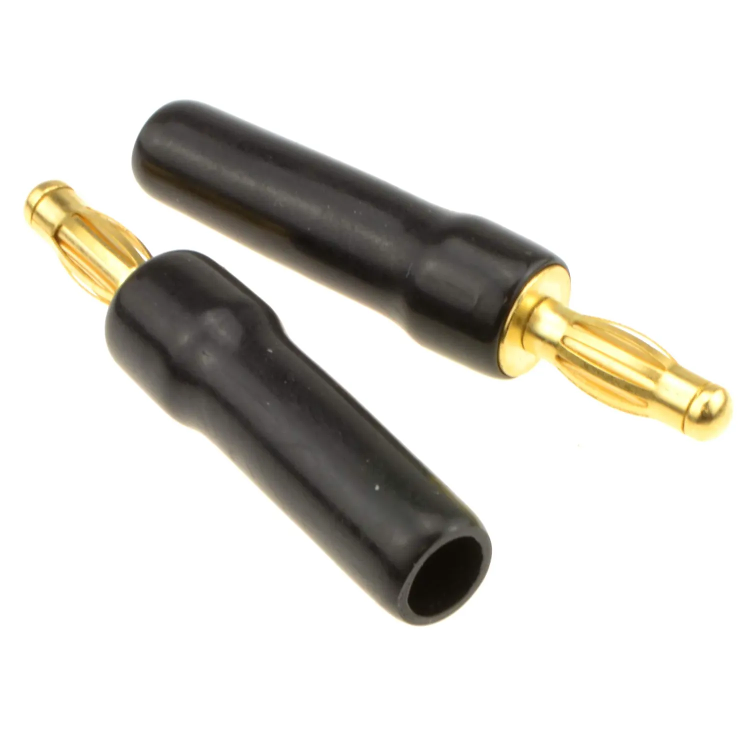Kenable 4mm Bananenstecker Lautsprecher schwarz einzeln