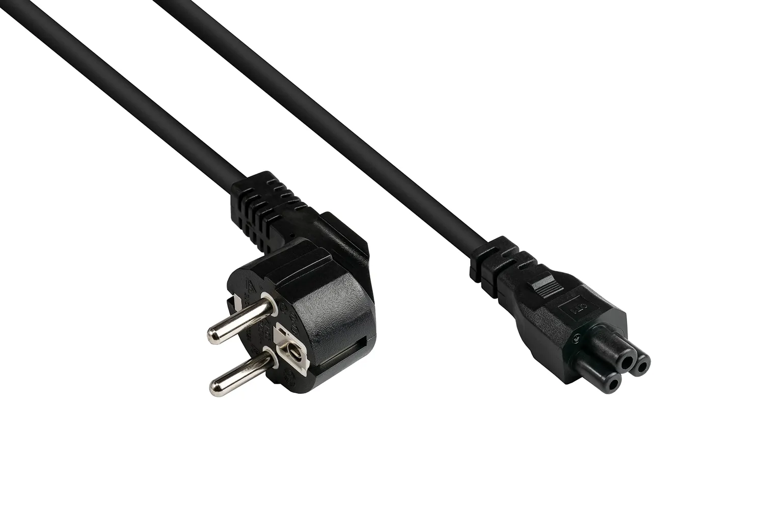 Good Connections Kaltgerätekabel 3 m gewinkelt schwarz C13