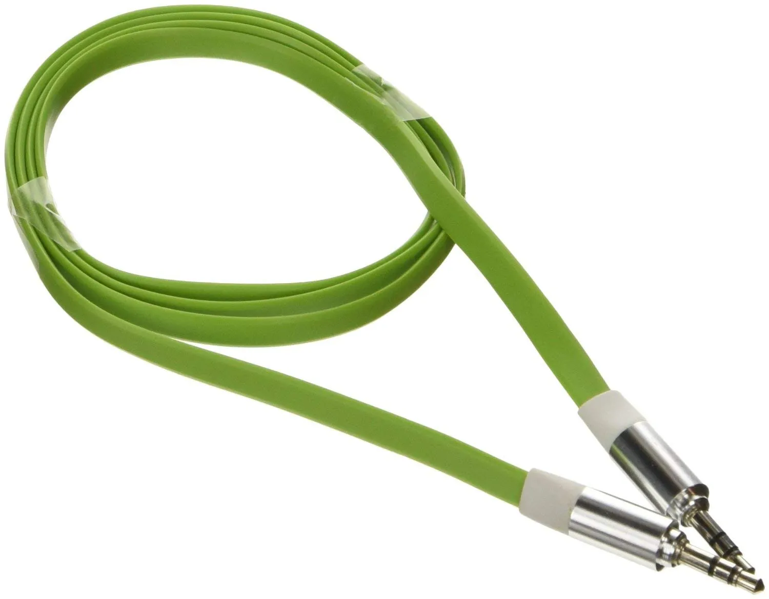 Poppstar 3,5 mm Flachband Klinkenkabel 1 m schwarz