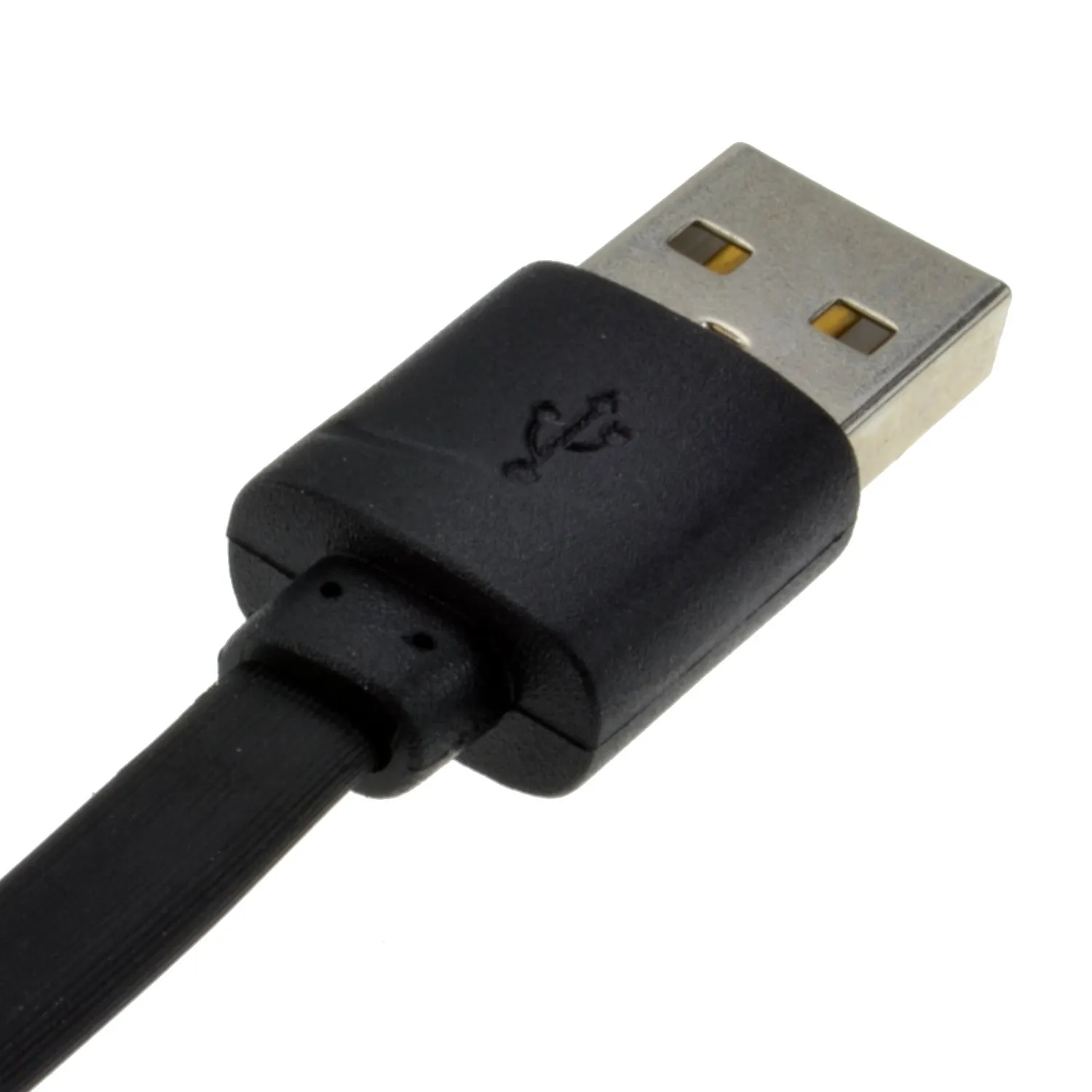 Kenable USB A Micro B Ladekabel 1,8 m schwarz Schnelllade