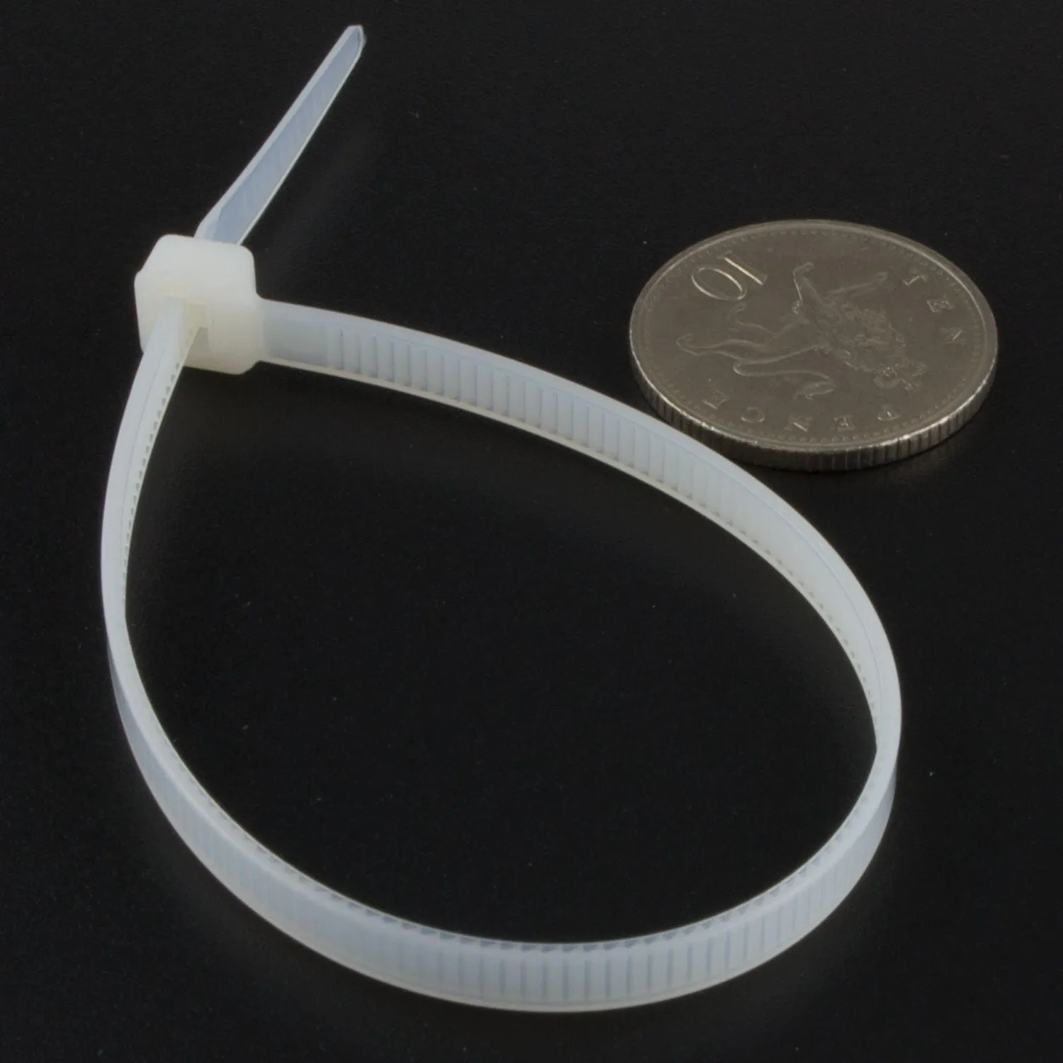 Kenable enTie Kabelbinder 200x4,8mm weiß 100 Stück