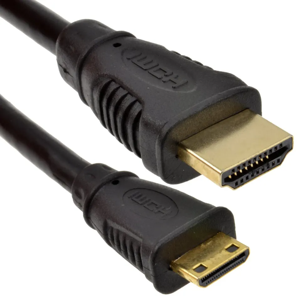 Kenable Mini HDMI Typ C HDMI Kabel 3m Schwarz High Speed