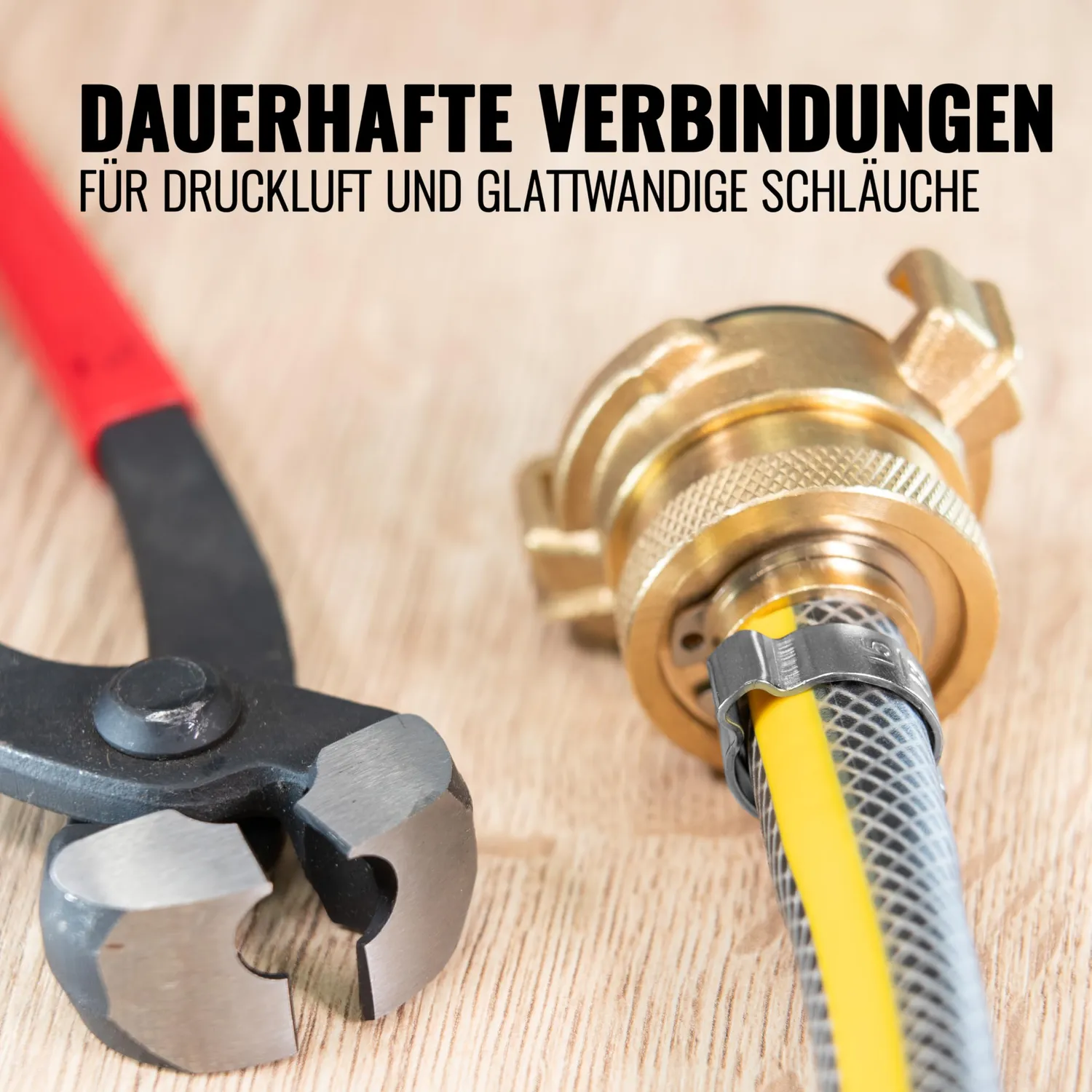 Poppstar Schlauchschellen 2-Ohr 9-11mm Edelstahl 10er