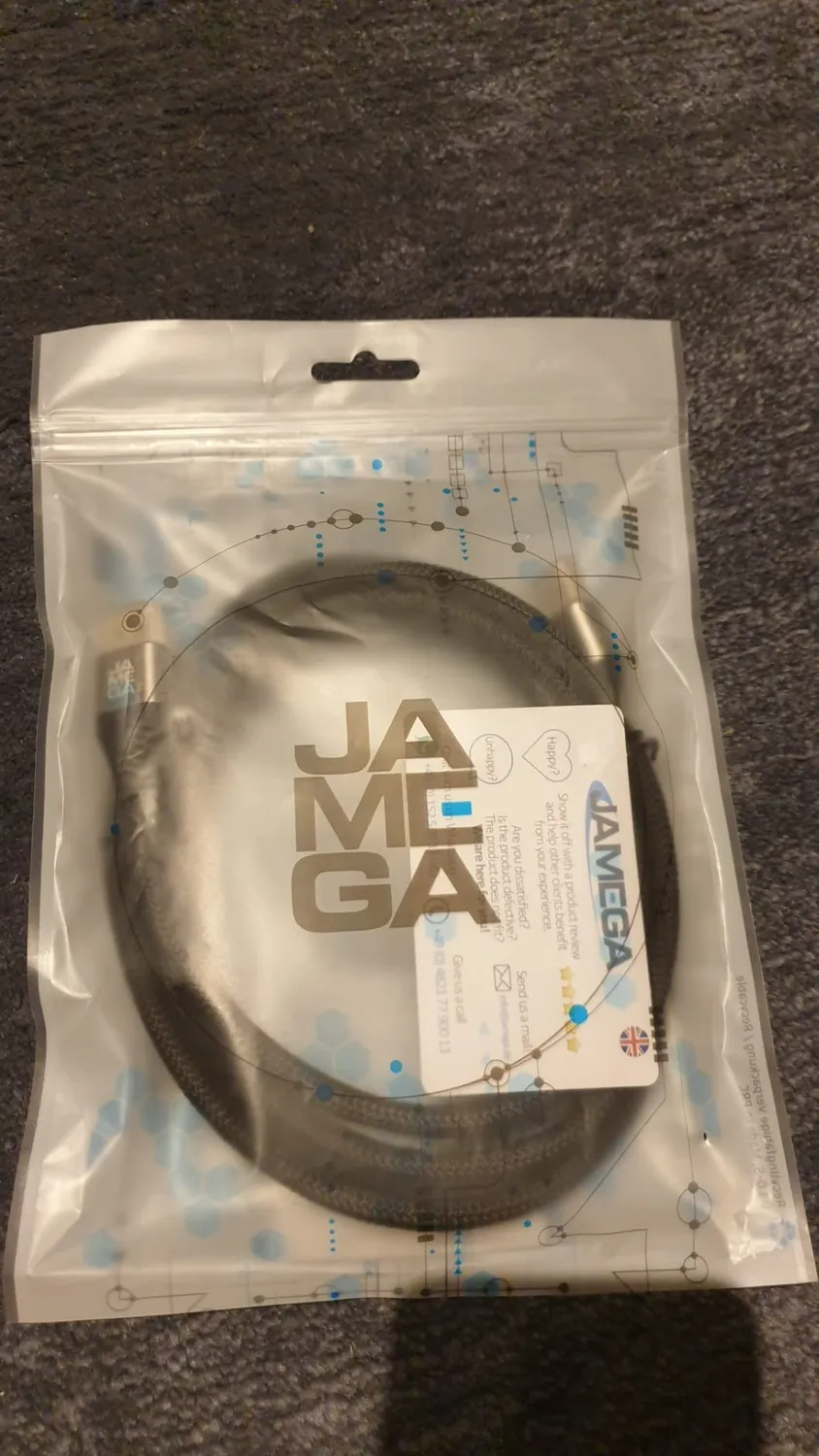 Jamega DisplayPort Kabel 1.4 8K 1,5m Gaming Nylon