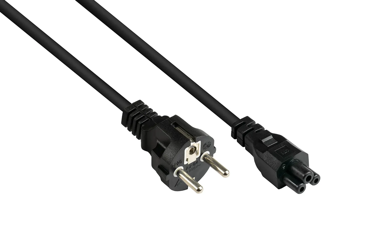 Good Connections Kaltgerätekabel 3 m gewinkelt schwarz C13