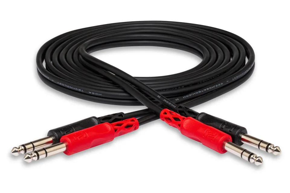 Hosa CSS-201 Stereokabel Klinke 1 m