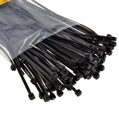 Kenable Kabelbinder 200x2,5mm Schwarz 100 Stück Nylon