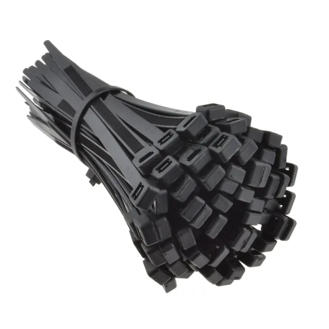 Kenable Kabelbinder 150mm x 6,8mm schwarz 100 Stück Standard