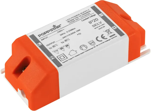 Poppstar LED Trafo 24V 15W Transformator