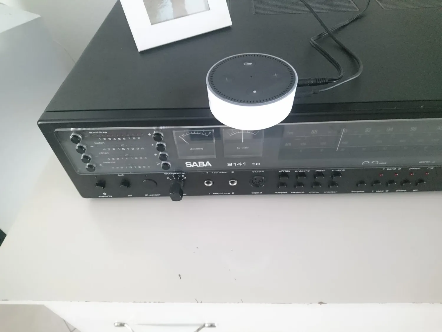 Kenable 5-Pin-DIN auf 3,5mm Klinke Audiokabel 3m Schwarz Stereo