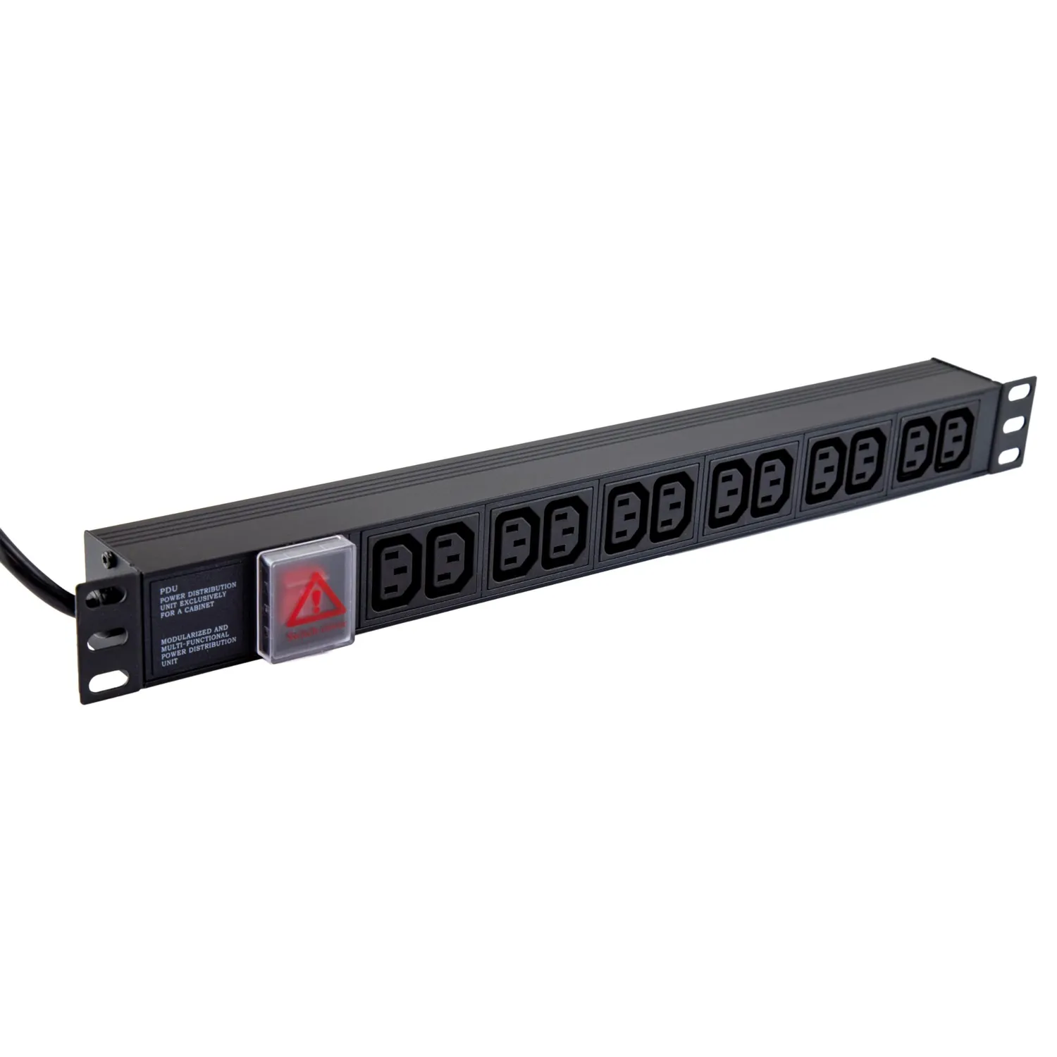 Kenable PDU Verteilerleiste 12x C13 auf C20 16A 1,8m Rack