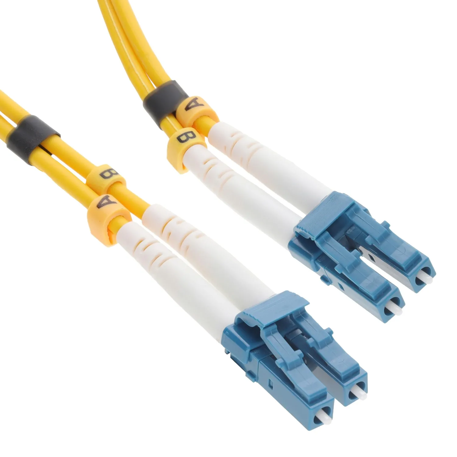 Kenable OS2 Glasfaserkabel LC-SC Simplex 2 m Singlemode gelb