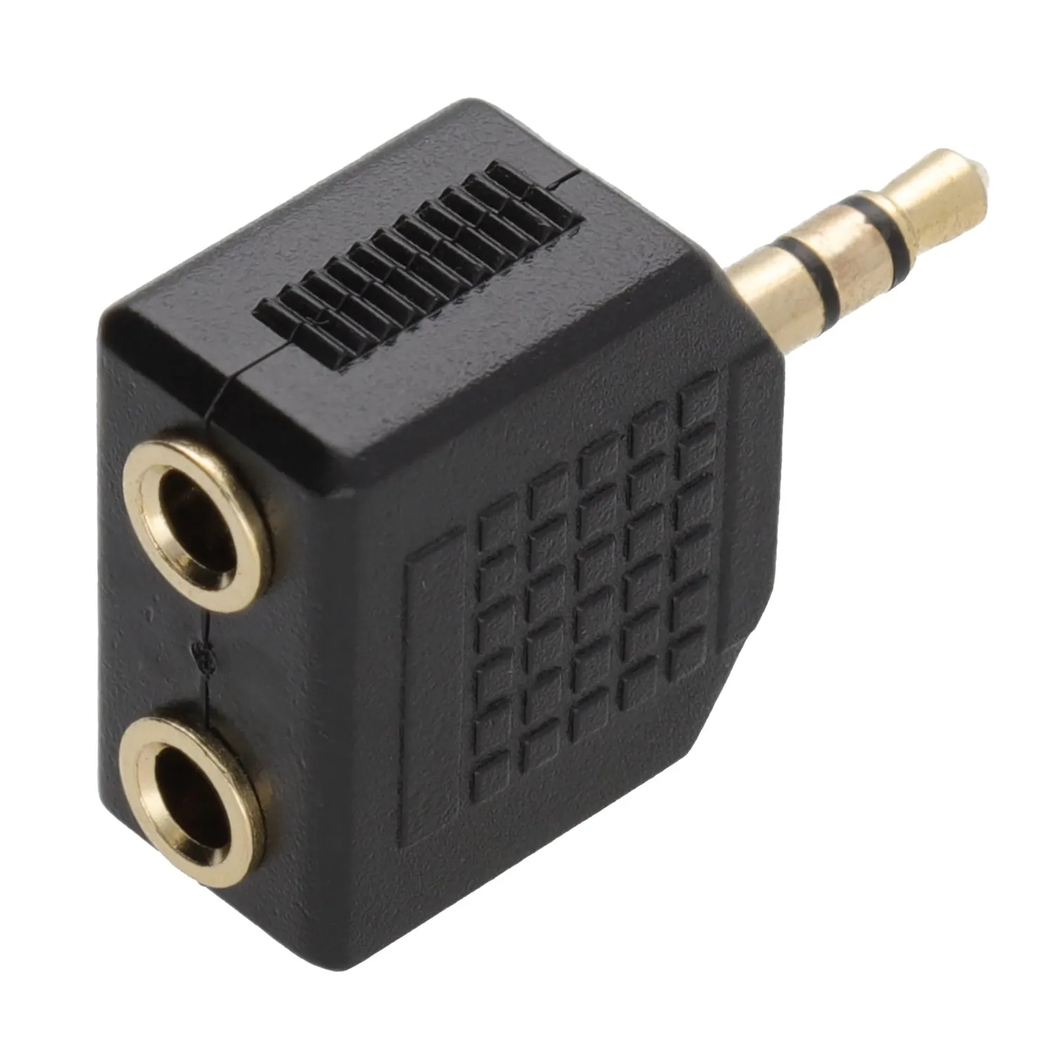 Kenable 3,5mm Y-Adapter Kopfhörer Splitter vergoldet