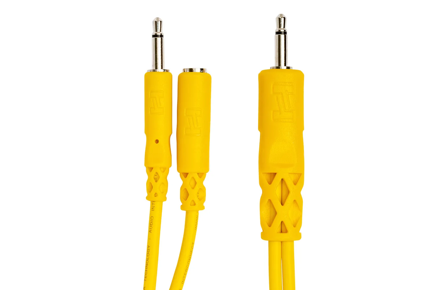 Hosa CMM-500Y Hopscotch Patchkabel Miniklinke 15 cm 6er
