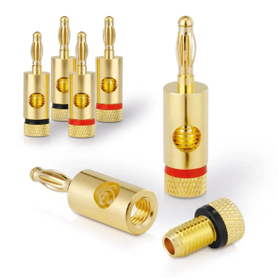 Sonero Premium S-SC010-004 Bananenstecker 4er-Set vergoldet