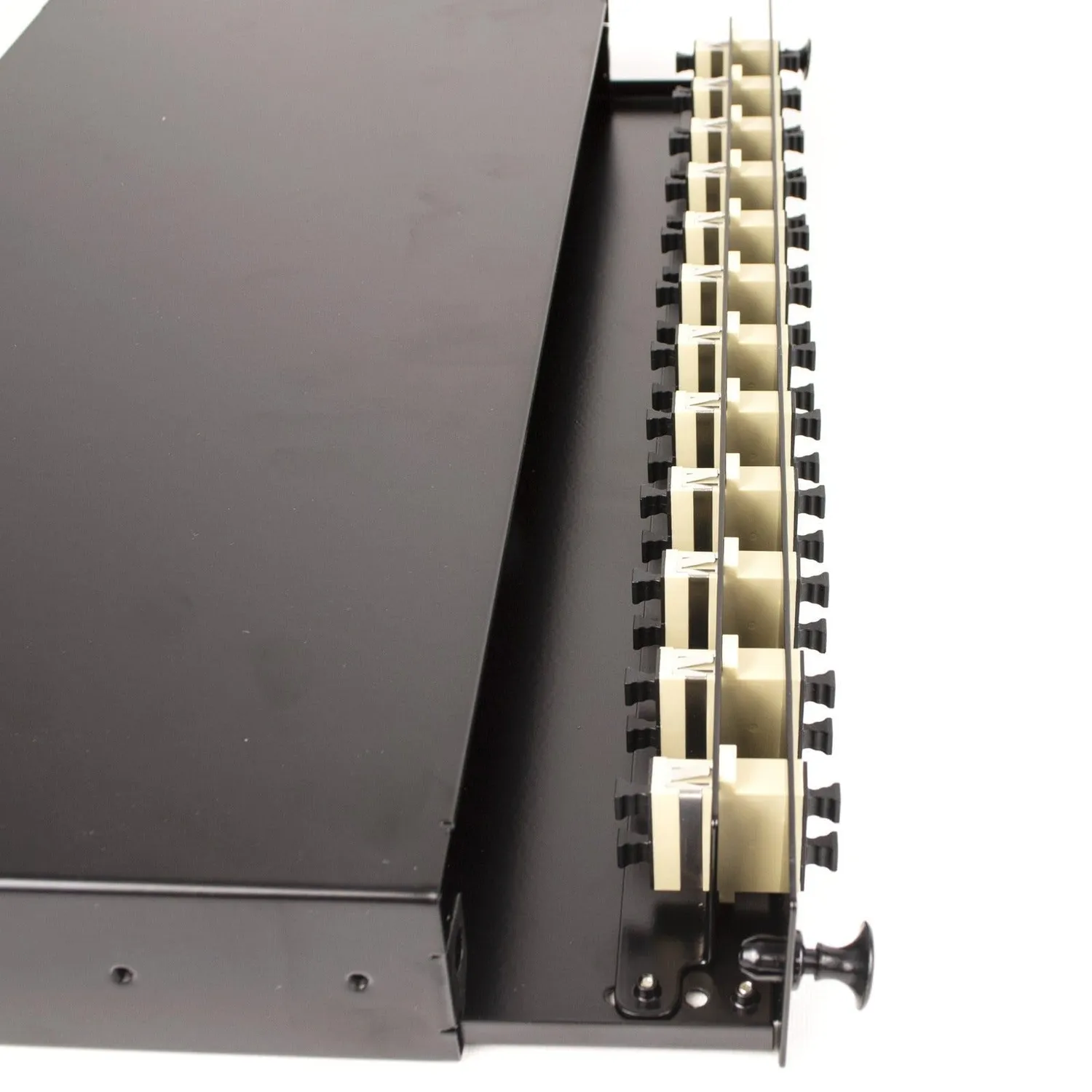 Kenable Glasfaser Patchpanel 24-Faser 1U 19 Zoll 12x SC Multimode