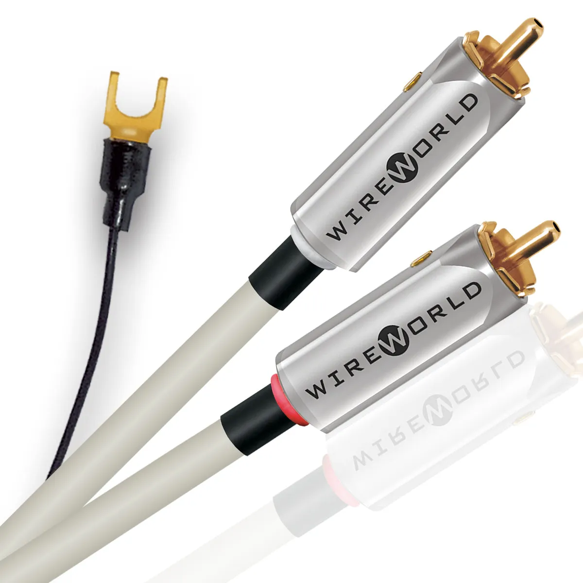 WireWorld Solstice 10 Tonarmkabel DIN-Cinch 1,0 m Silber