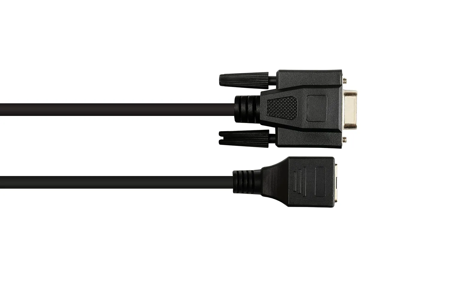 Good Connections RJ45-D-SUB9 Adapterkabel 10cm schwarz 1:1