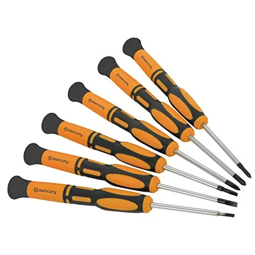 Kenable Präzisionsschraubendreher-Set 6-teilig Chrom-Vanadium