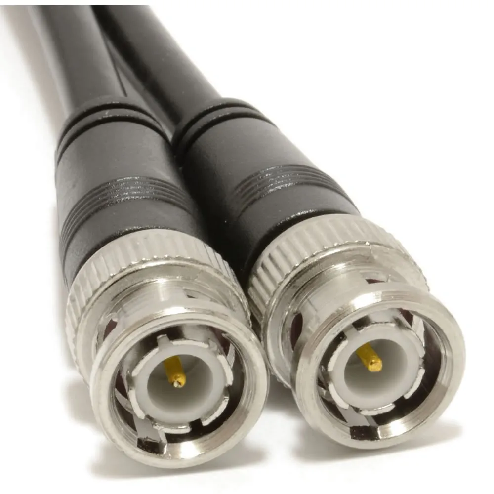 Kenable RG59 BNC-Kabel 75 Ohm 1m Schwarz
