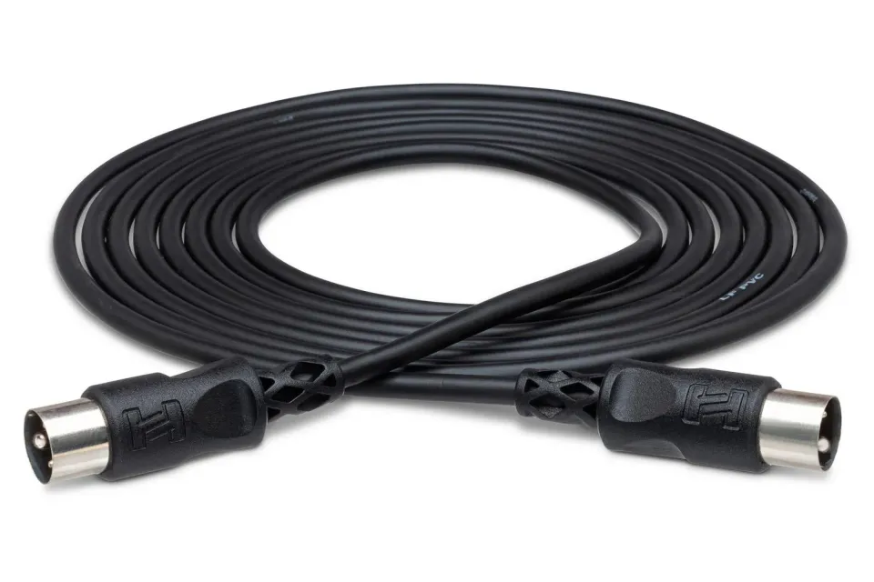 Hosa MID-300BK MIDI-Kabel schwarz 0,9 m