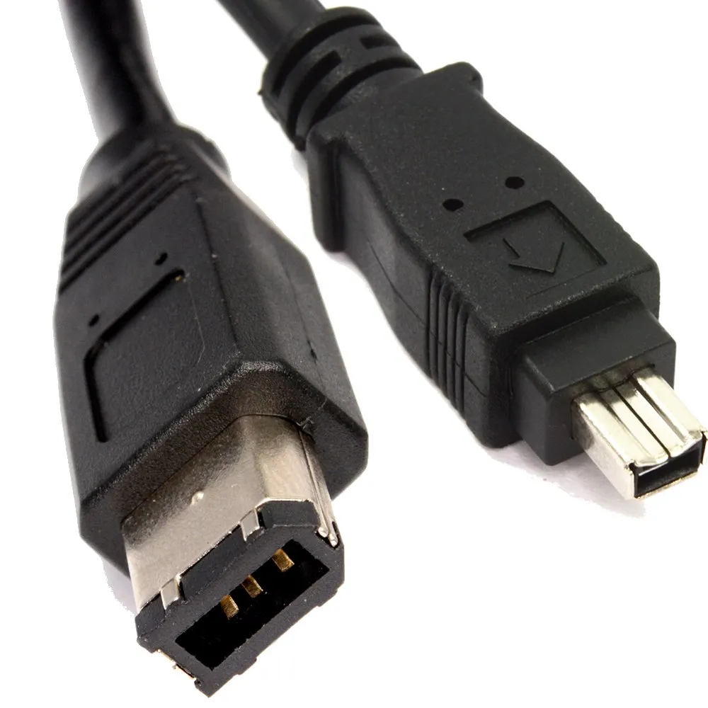 Kenable Firewire IEEE 1394 Kabel 4 Pin auf 6 Pin 1 m