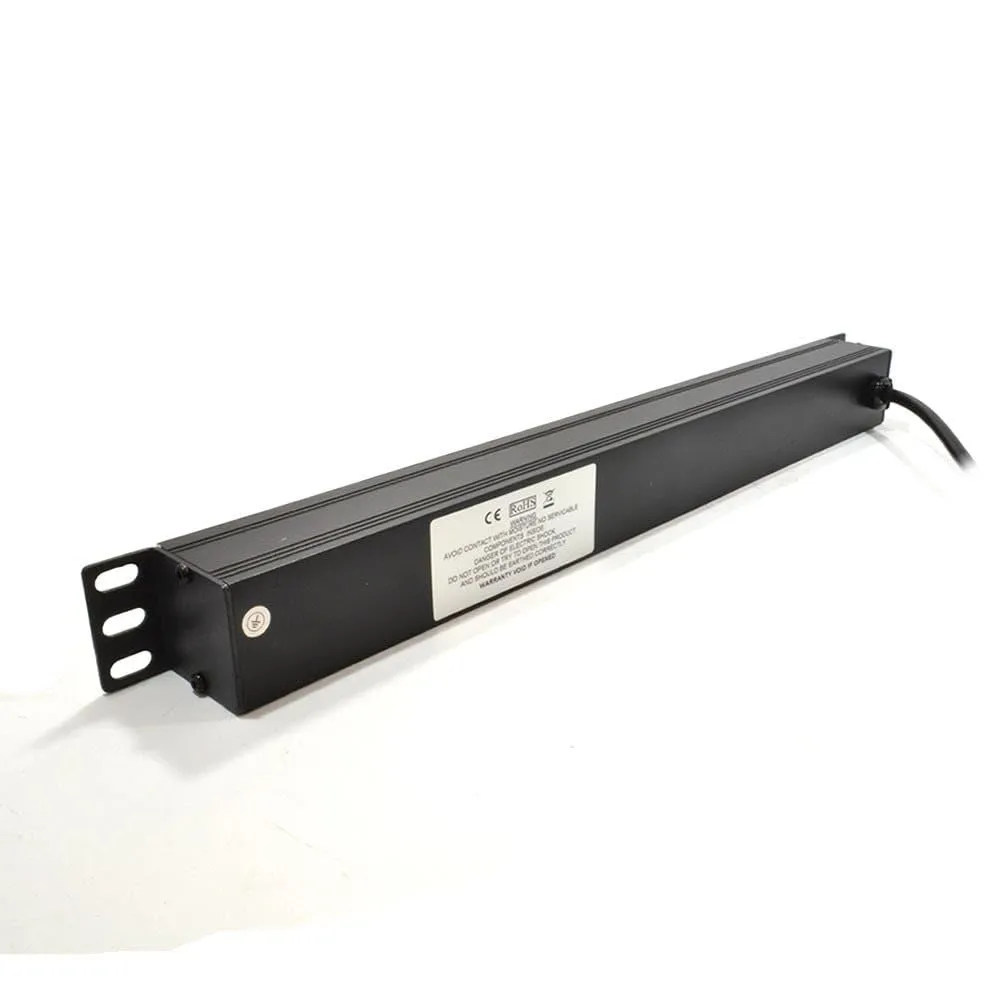 Kenable 19 Zoll PDU Steckdosenleiste 6x C13 UK-Stecker 2m
