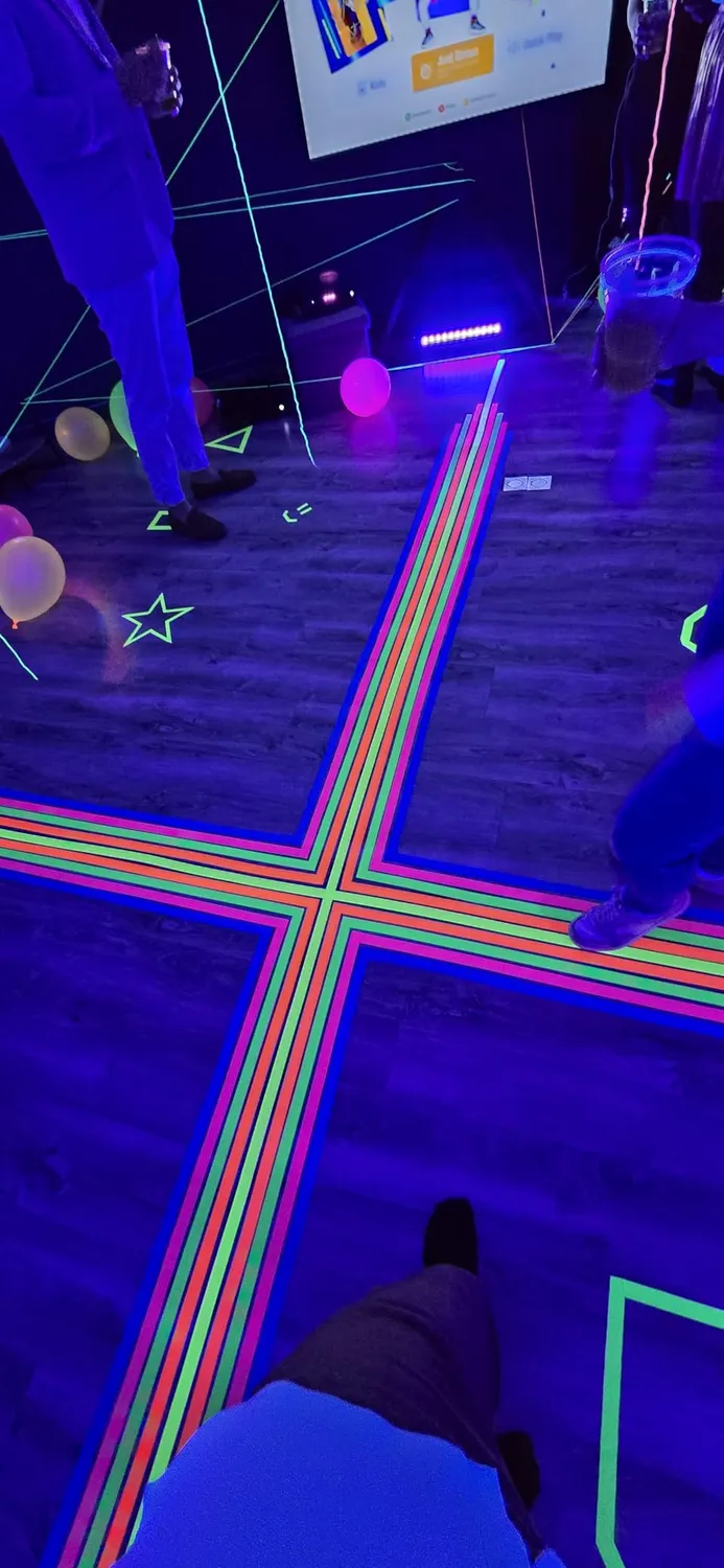Poppstar Neon Klebeband 15mmx5m 5 Farben fluoreszierend