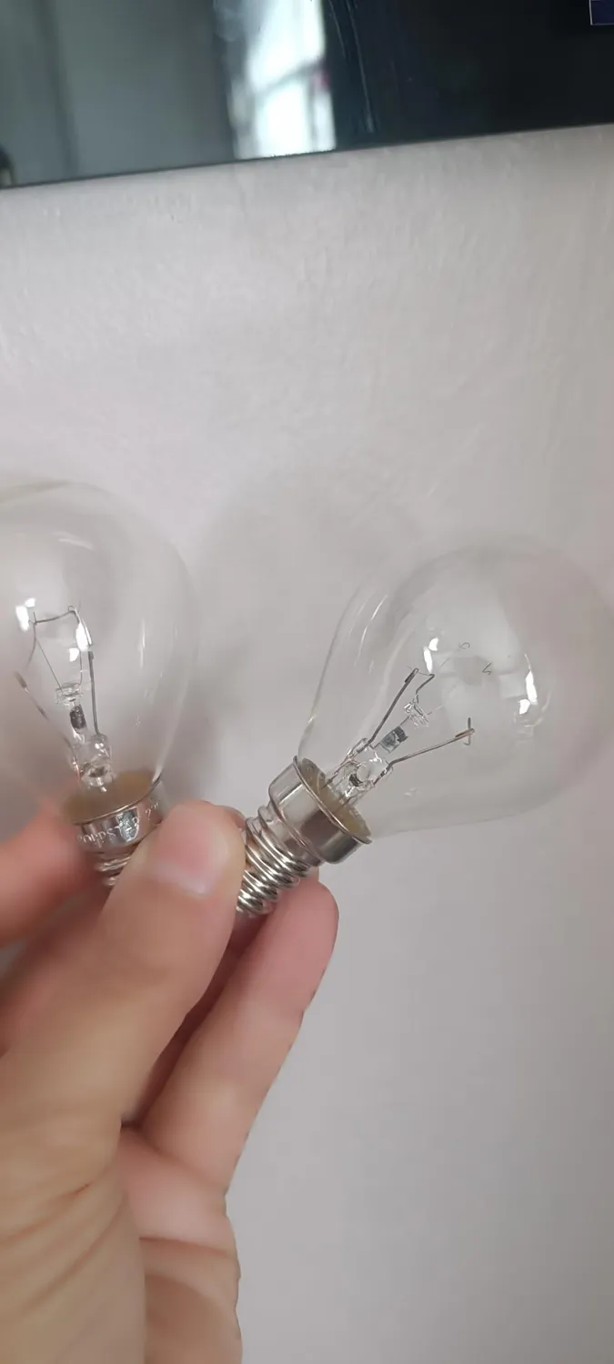 Poppstar Backofenlampe E14 40W 300°C 2er-Pack warmweiß