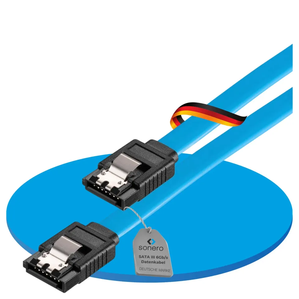 Sonero X-SATA010-050B SATA-Kabel 0,5m blau 6Gb/s