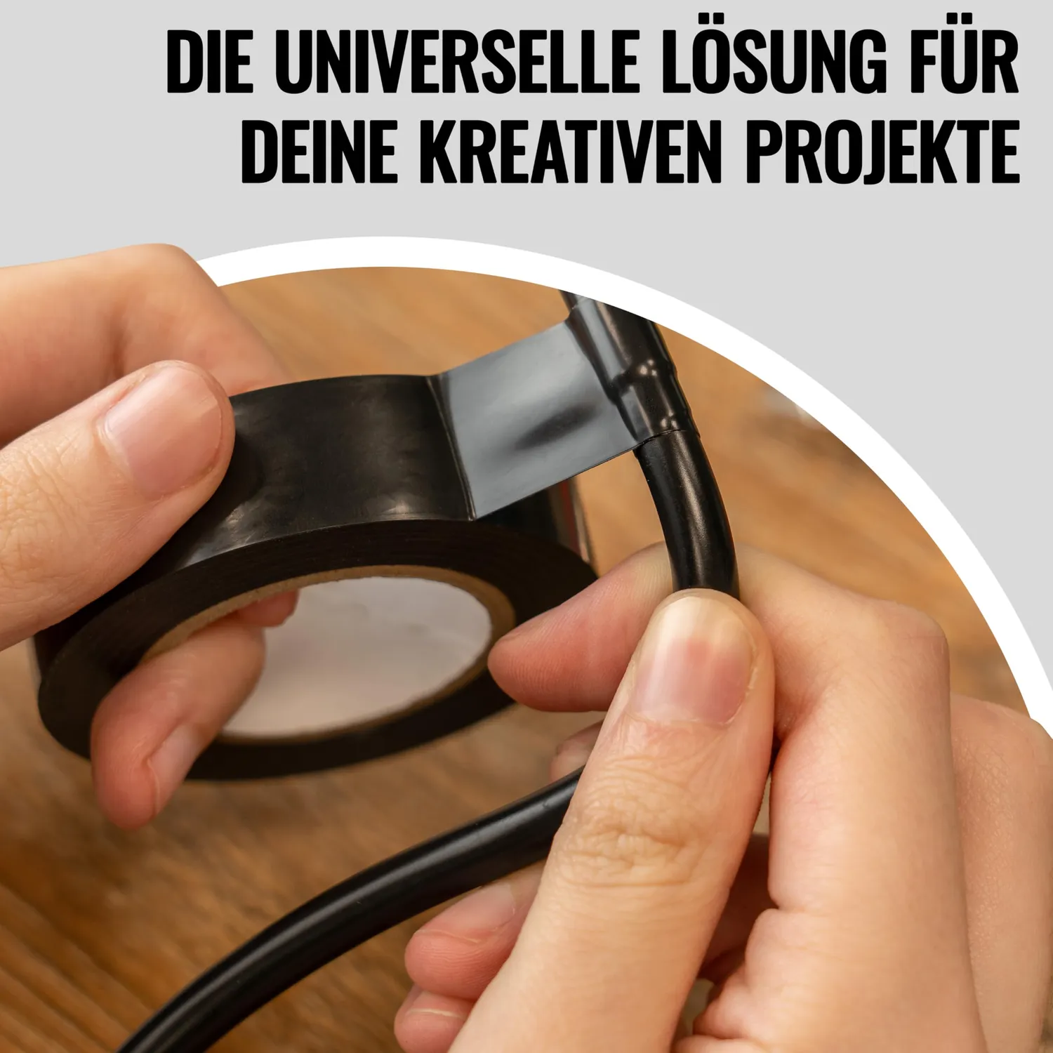 Poppstar Isolierband PVC 10m 18mm 10er mehrfarbig 600V