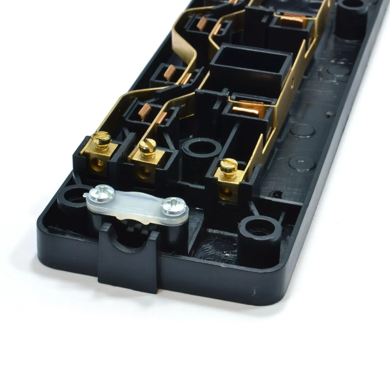 Kenable 4-fach UK Steckdosenleiste Neon Schwarz