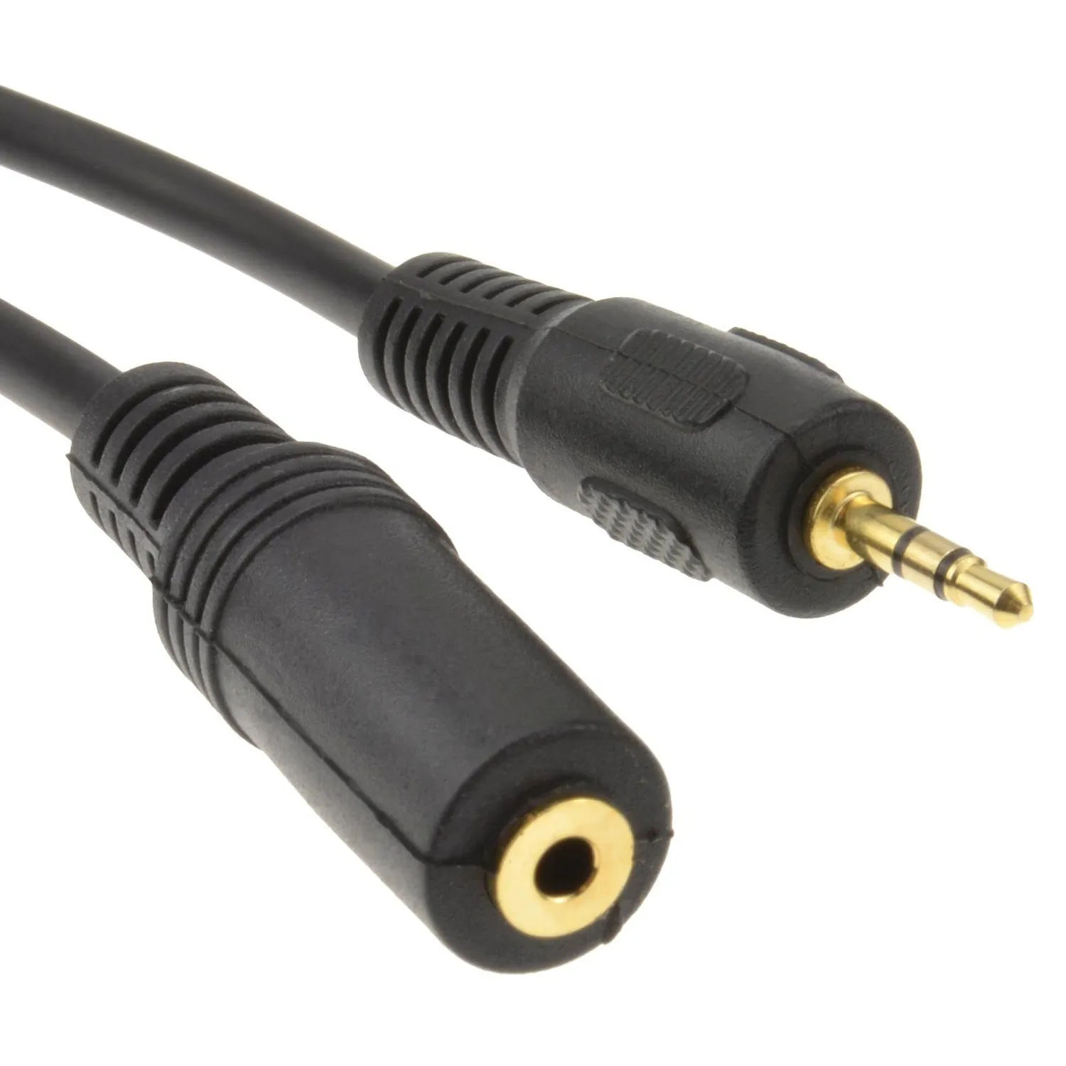Kenable 2,5mm Klinke Verlängerungskabel 3m Stereo schwarz
