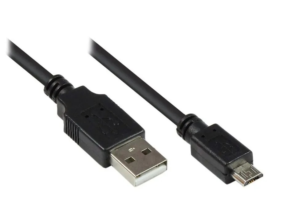 Good Connections USB 2.0 Kabel A-Micro B 1,8m schwarz