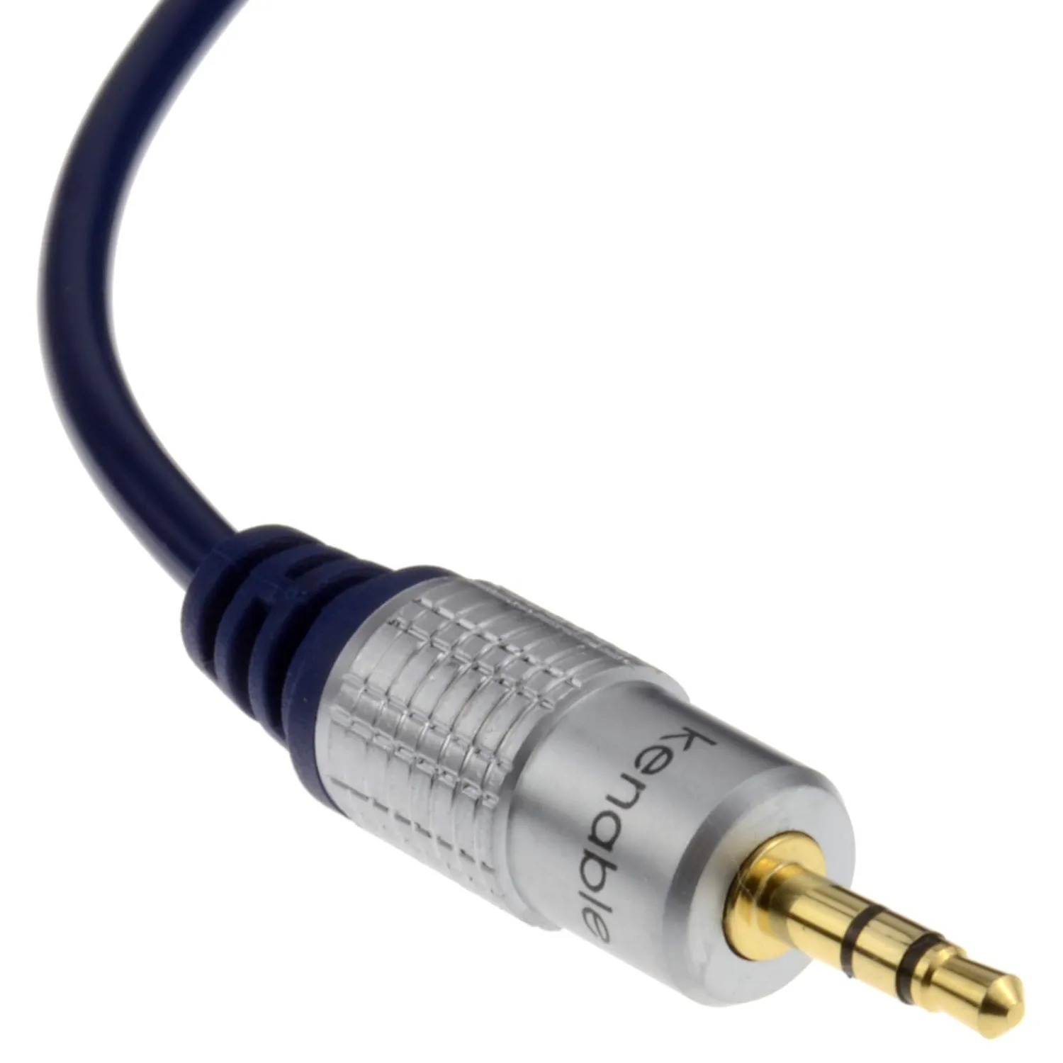 Kenable 3,5mm Klinke Aux Kabel 2m dunkelblau OFC