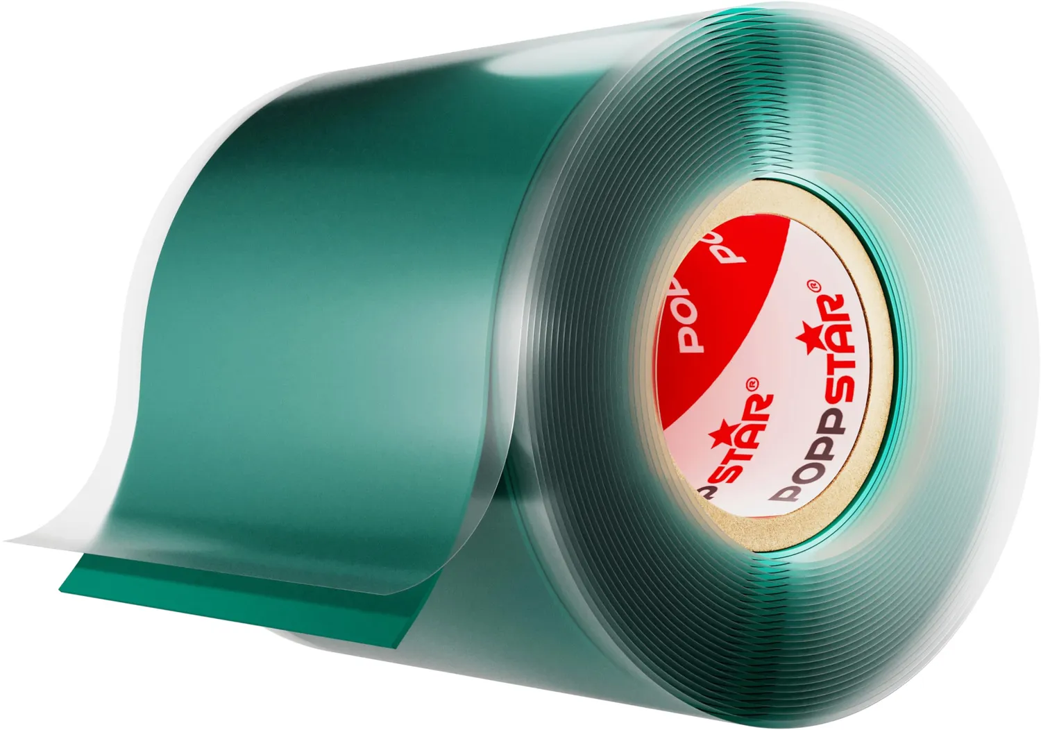 Poppstar Silikonband 3m x 25mm Grün 1 Rolle