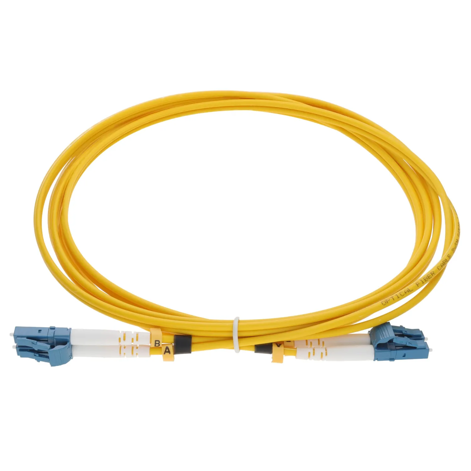 Kenable OS2 Glasfaserkabel LC-LC Duplex 9/125 2m Gelb Singlemode