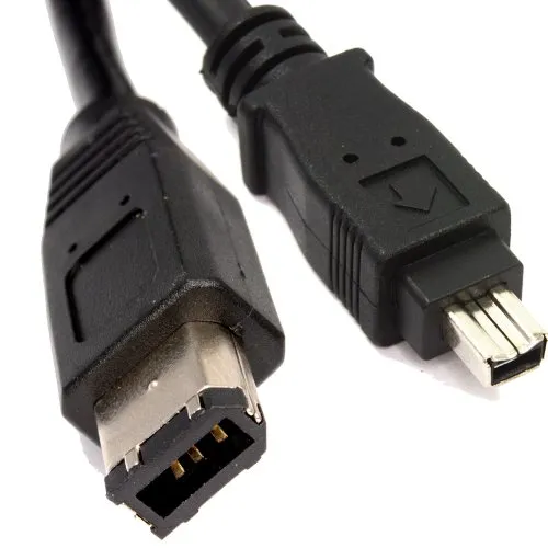 Kenable Firewire IEEE 1394 Kabel 4 Pin auf 6 Pin 1 m