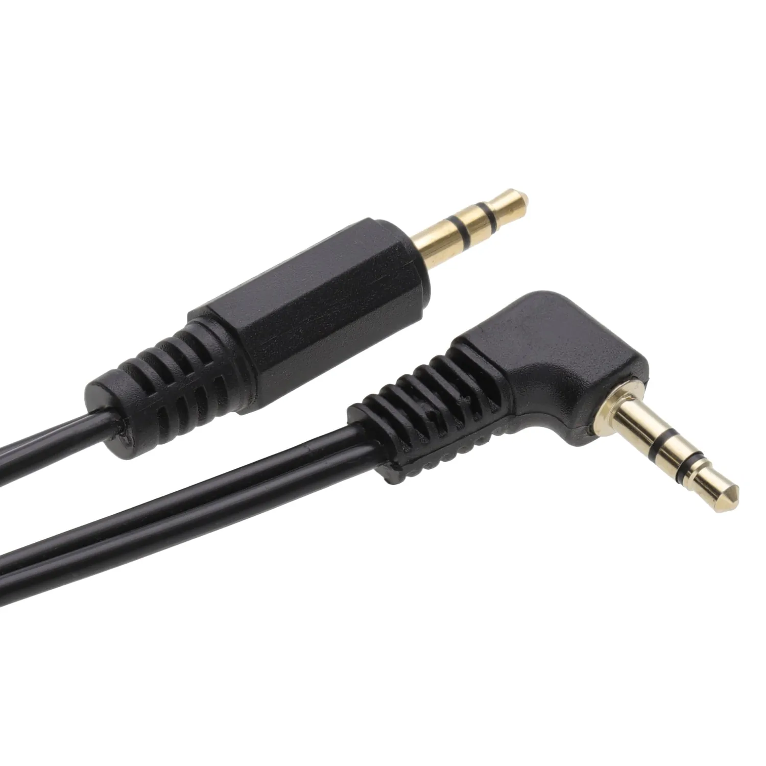 Kenable 3,5mm Klinkenkabel Winkelstecker 1m Schwarz