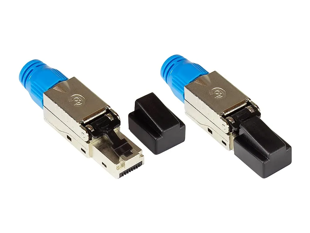 Good Connections Cat.8.1 RJ45-Netzwerkstecker Metall werkzeuglos