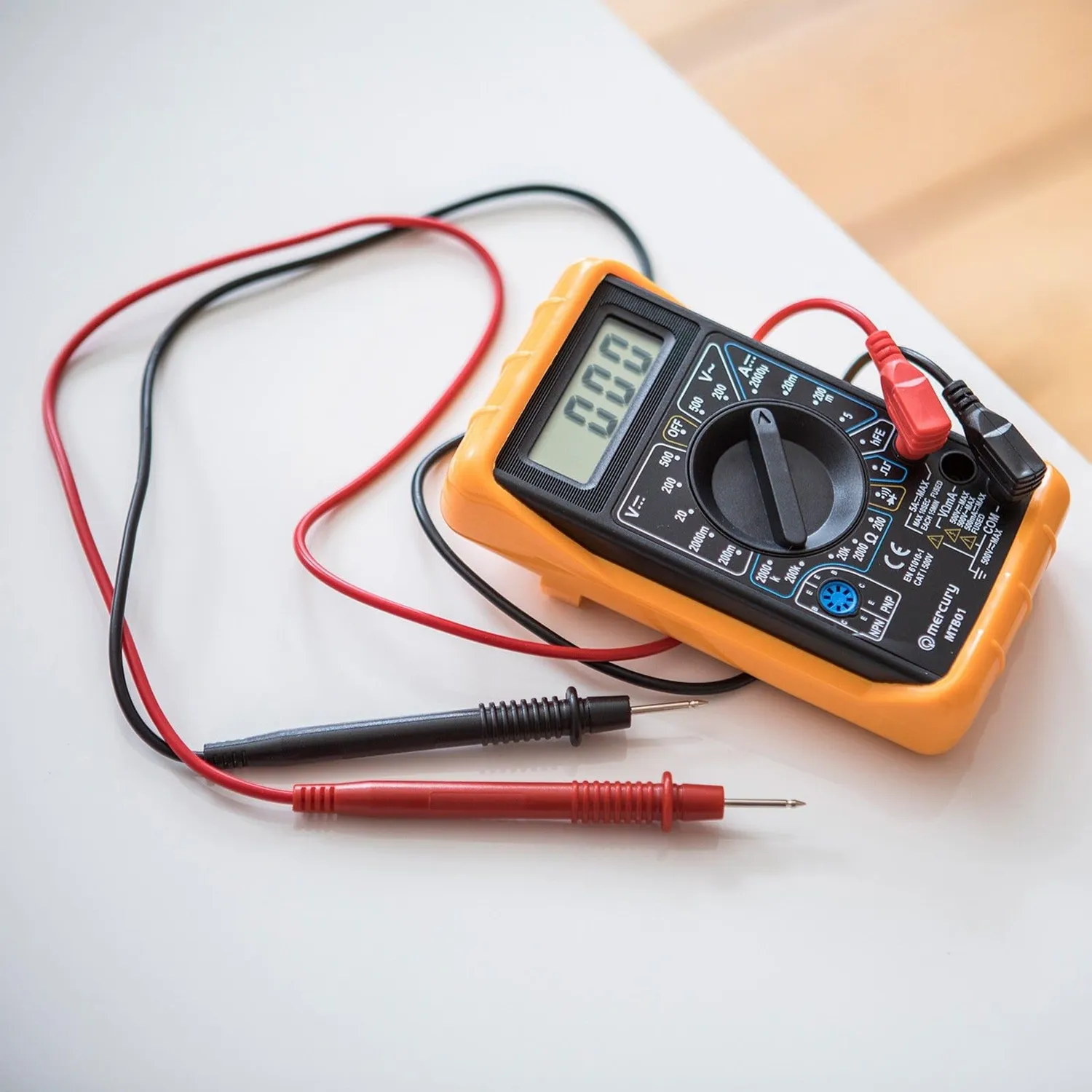 Kenable MTB01 Multimeter digital mit Tasche 7 Funktionen